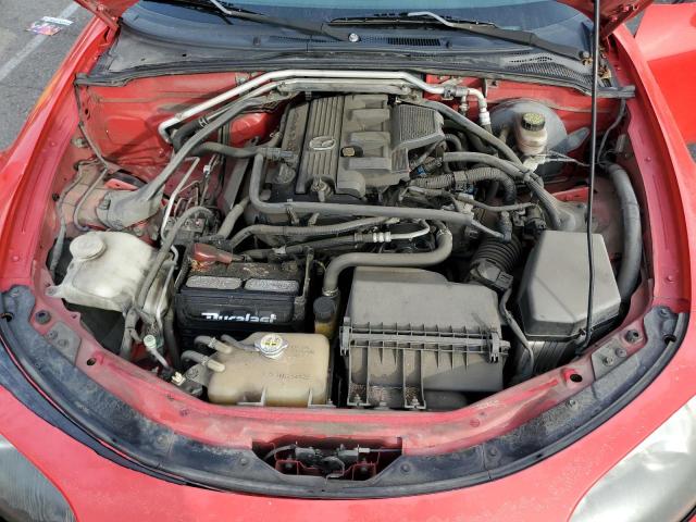 JM1NC26F570135151 - 2007 MAZDA MX-5 MIATA RED photo 11