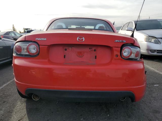 JM1NC26F570135151 - 2007 MAZDA MX-5 MIATA RED photo 6