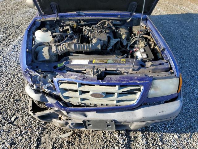 1FTYR10D13PA93110 - 2003 FORD RANGER BLUE photo 11