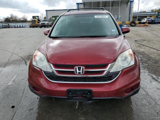 5J6RE4H78BL037259 - 2011 HONDA CR-V EXL MAROON photo 5