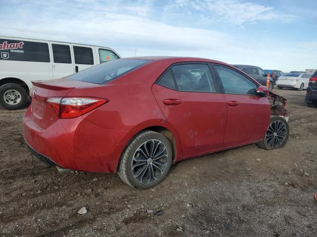 5YFBURHE3GP379626 - 2016 TOYOTA COROLLA L RED photo 3