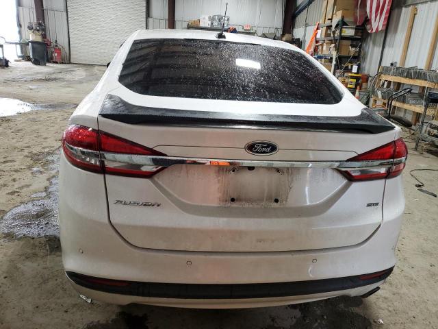 3FA6P0H77HR331893 - 2017 FORD FUSION SE WHITE photo 6