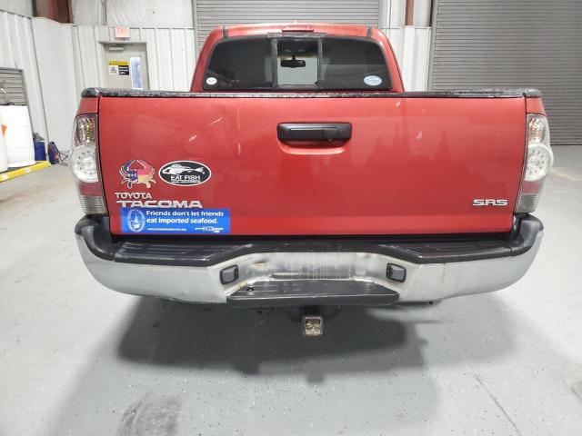 5TETX4CN3AZ677830 - 2010 TOYOTA TACOMA ACCESS CAB RED photo 6