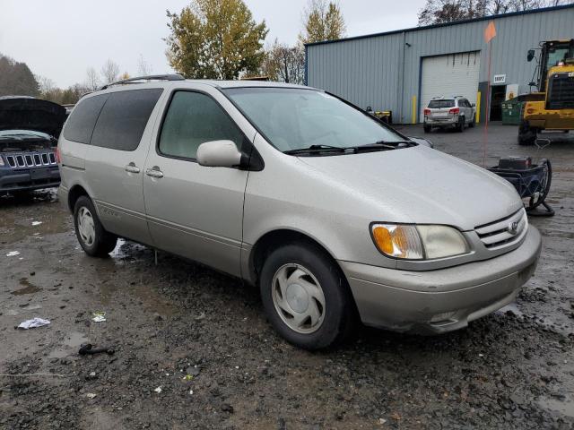 4T3ZF13C71U324898 - 2001 TOYOTA SIENNA LE GRAY photo 4