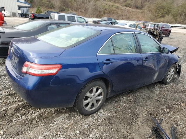 4T1BF3EK6BU634276 - 2011 TOYOTA CAMRY BASE BLUE photo 3