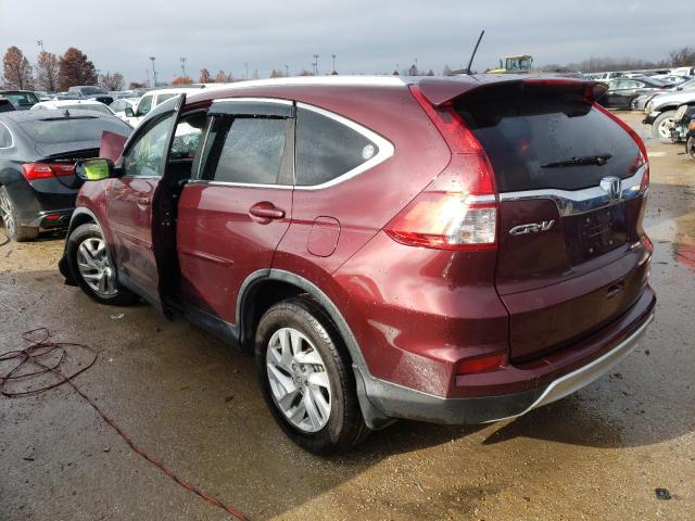 5J6RM4H71GL032771 - 2016 HONDA CR-V EXL BURGUNDY photo 2