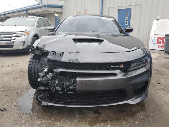 2C3CDXGJ7MH632976 - 2021 DODGE CHARGER SCAT PACK GRAY photo 5