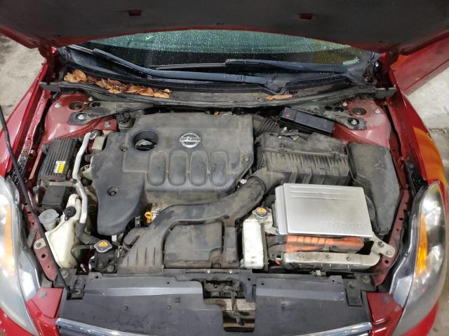1N4CL21E39C153385 - 2009 NISSAN ALTIMA HYBRID RED photo 11