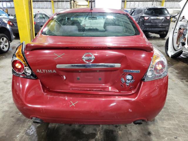1N4CL21E39C153385 - 2009 NISSAN ALTIMA HYBRID RED photo 6