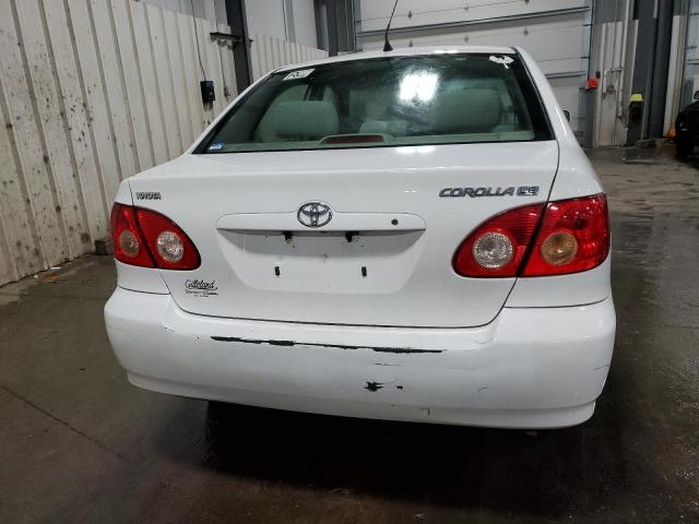 1NXBR32E87Z823105 - 2007 TOYOTA COROLLA CE WHITE photo 6