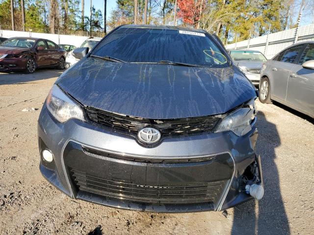 2T1BURHE0GC631901 - 2016 TOYOTA COROLLA L BLUE photo 5