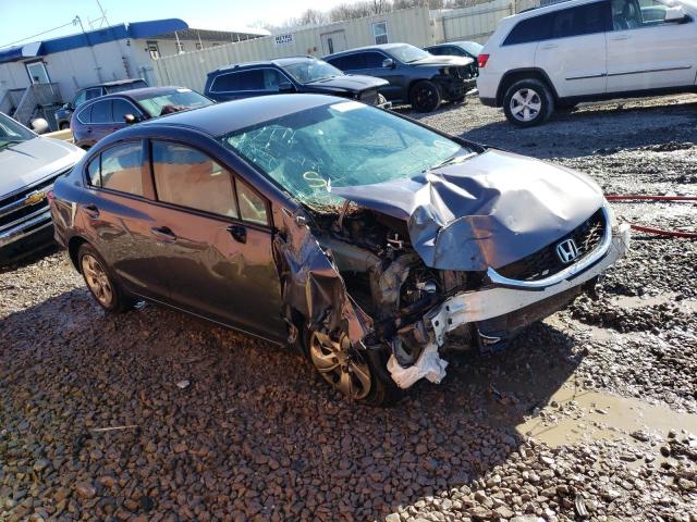 19XFB2F55FE054445 - 2015 HONDA CIVIC LX GRAY photo 4