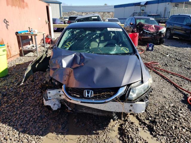 19XFB2F55FE054445 - 2015 HONDA CIVIC LX GRAY photo 5