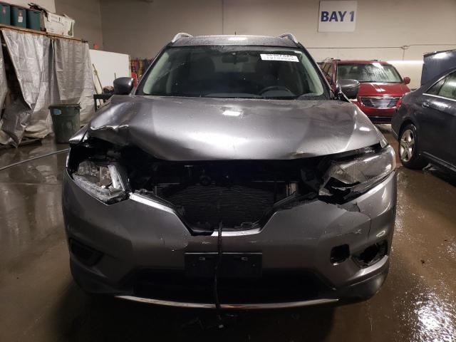 5N1AT2MV9GC858214 - 2016 NISSAN ROGUE S GRAY photo 5