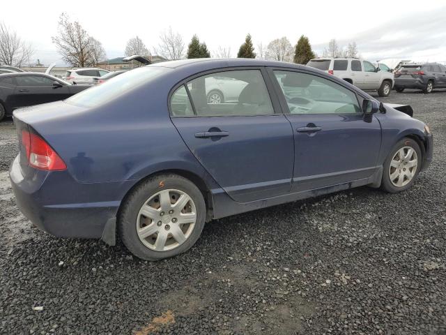 1HGFA165X7L127316 - 2007 HONDA CIVIC LX BLUE photo 3