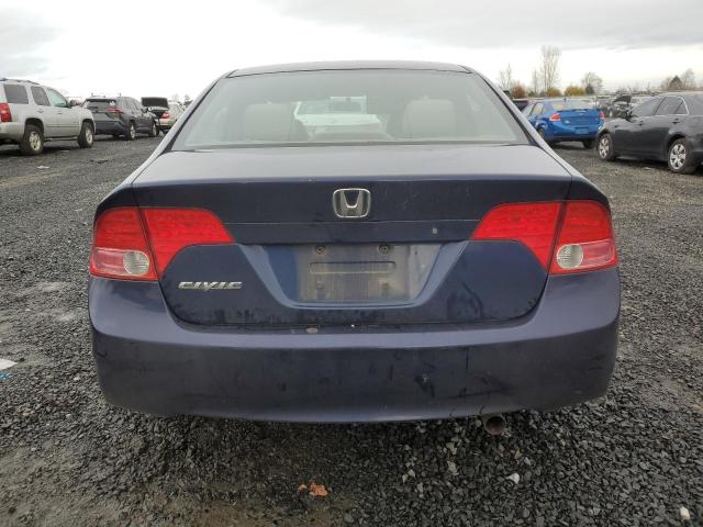 1HGFA165X7L127316 - 2007 HONDA CIVIC LX BLUE photo 6