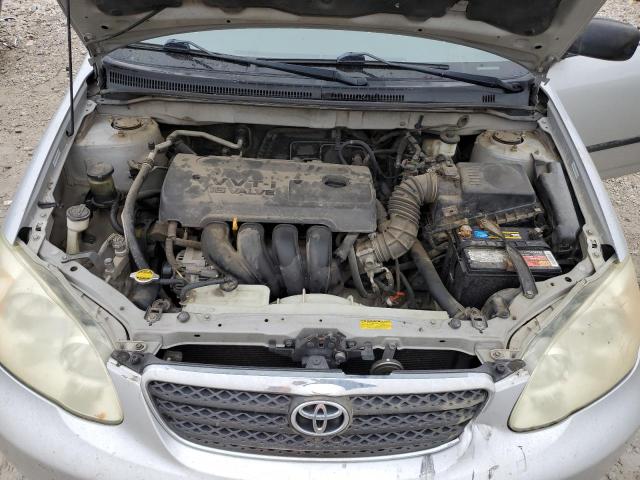 1NXBR32E45Z413494 - 2005 TOYOTA COROLLA CE SILVER photo 11