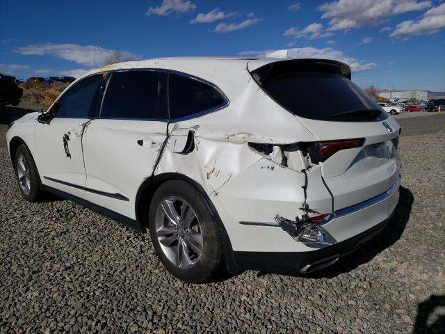 5J8YE1H39NL007657 - 2022 ACURA MDX WHITE photo 2