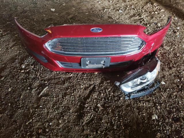 3FA6P0H77ER141653 - 2014 FORD FUSION SE RED photo 12