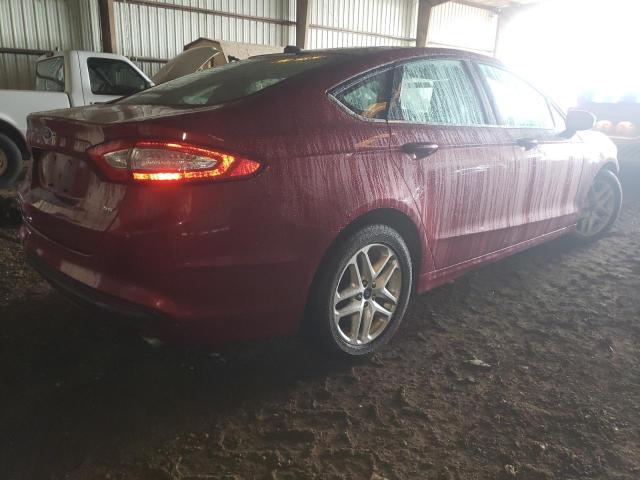 3FA6P0H77ER141653 - 2014 FORD FUSION SE RED photo 3