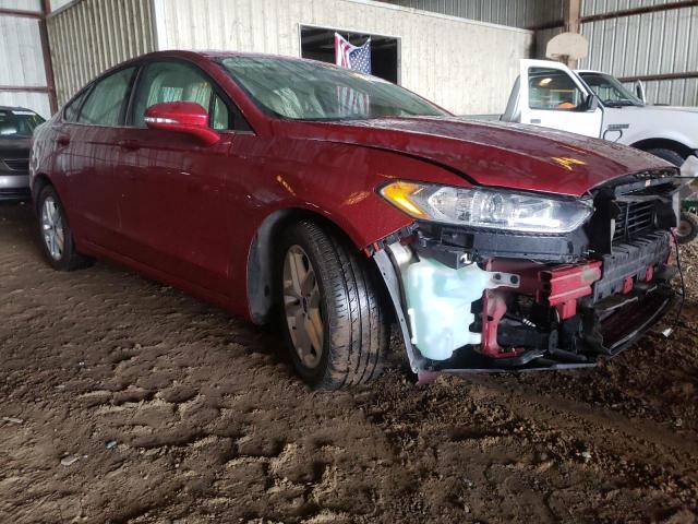 3FA6P0H77ER141653 - 2014 FORD FUSION SE RED photo 4