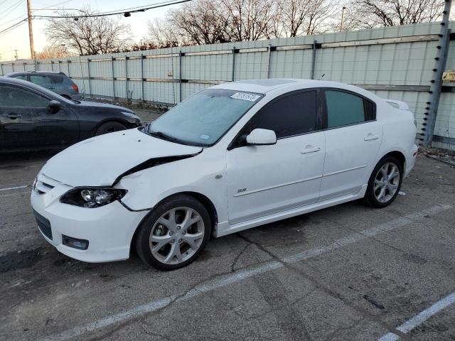 JM1BK323681115252 - 2008 MAZDA 3 S WHITE photo 1