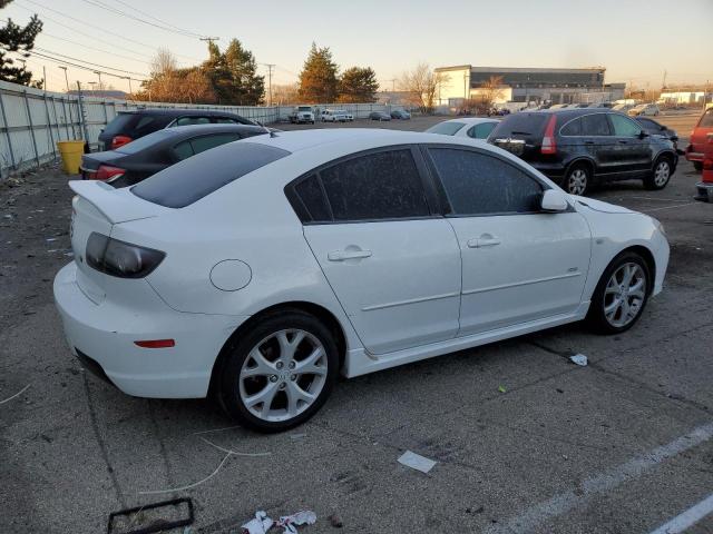 JM1BK323681115252 - 2008 MAZDA 3 S WHITE photo 3