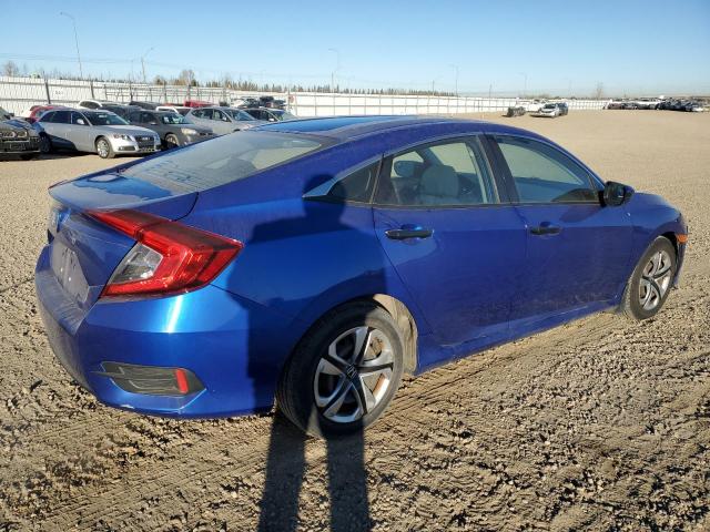 2HGFC2F55JH012837 - 2018 HONDA CIVIC LX BLUE photo 3