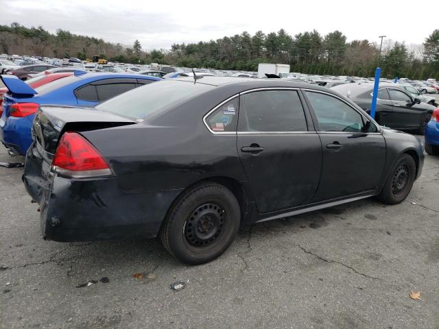 2G1WA5ENXA1100159 - 2010 CHEVROLET IMPALA LS BLACK photo 3