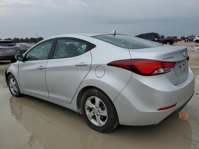 5NPDH4AE4FH600513 - 2015 HYUNDAI ELANTRA SE SILVER photo 2