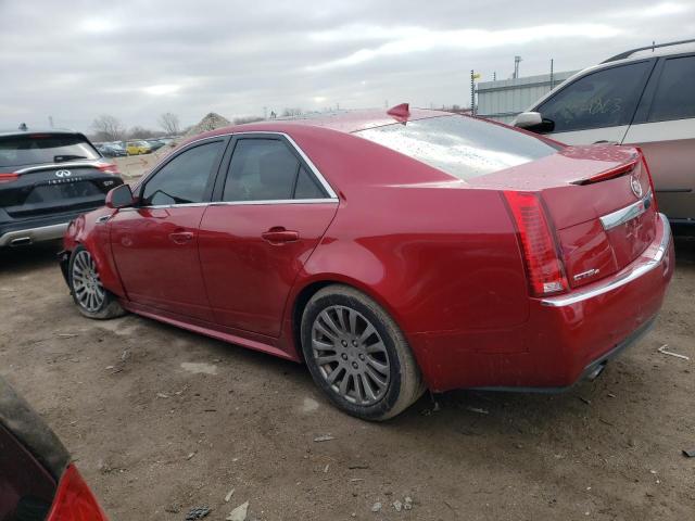 1G6DM5ED9B0113515 - 2011 CADILLAC CTS PERFORMANCE COLLECTION RED photo 2