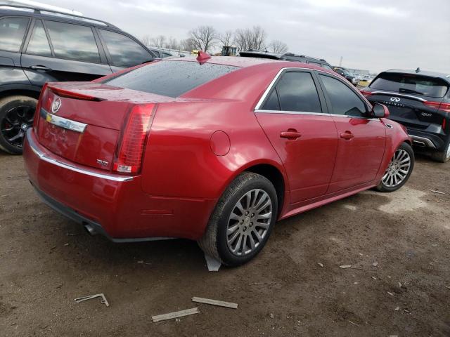1G6DM5ED9B0113515 - 2011 CADILLAC CTS PERFORMANCE COLLECTION RED photo 3