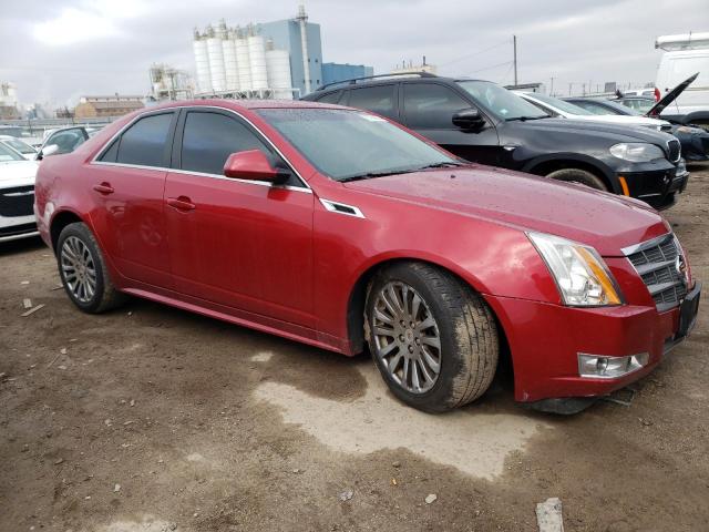 1G6DM5ED9B0113515 - 2011 CADILLAC CTS PERFORMANCE COLLECTION RED photo 4