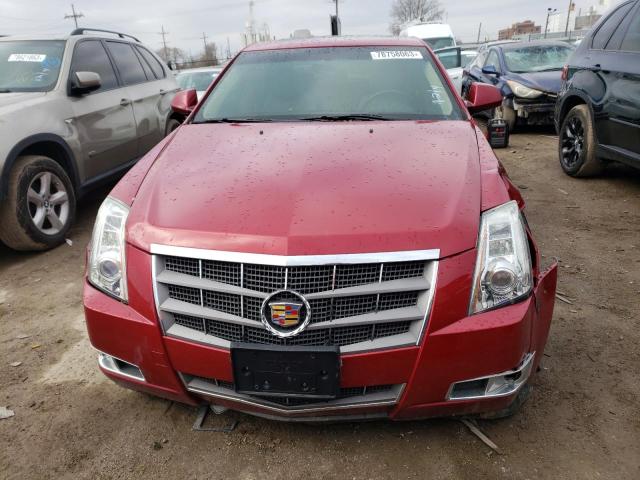 1G6DM5ED9B0113515 - 2011 CADILLAC CTS PERFORMANCE COLLECTION RED photo 5