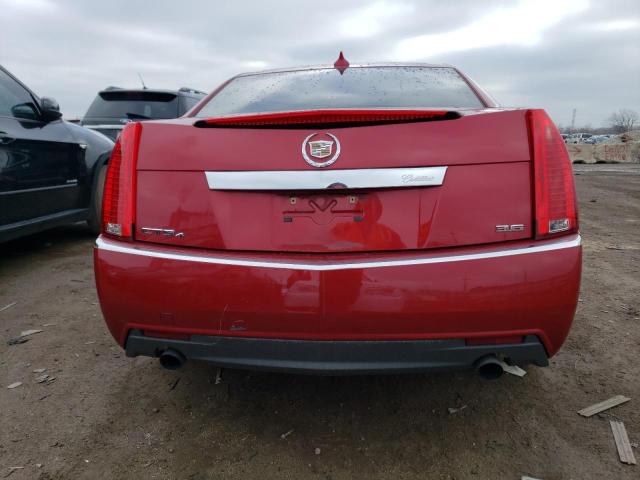 1G6DM5ED9B0113515 - 2011 CADILLAC CTS PERFORMANCE COLLECTION RED photo 6