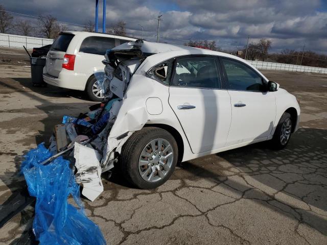 3N1AB7AP0HY334780 - 2017 NISSAN SENTRA S WHITE photo 3