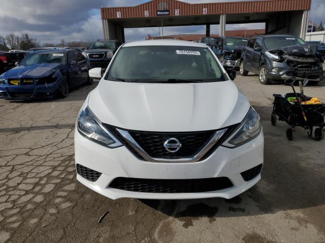 3N1AB7AP0HY334780 - 2017 NISSAN SENTRA S WHITE photo 5