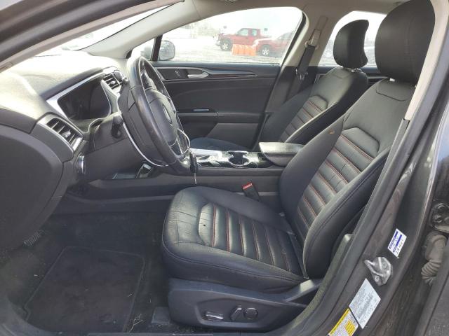 3FA6P0H91FR230573 - 2015 FORD FUSION SE GRAY photo 7