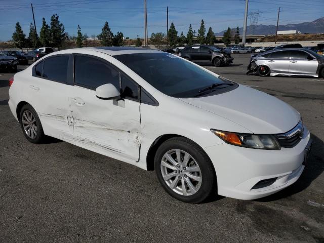 19XFB2F80CE382331 - 2012 HONDA CIVIC EX WHITE photo 4