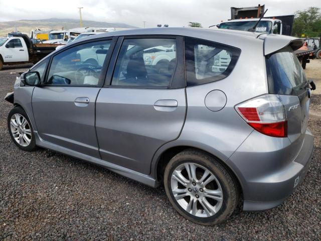 JHMGE8H46AC020418 - 2010 HONDA FIT SPORT GRAY photo 2