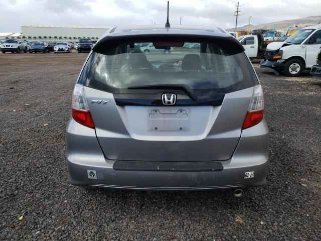 JHMGE8H46AC020418 - 2010 HONDA FIT SPORT GRAY photo 6