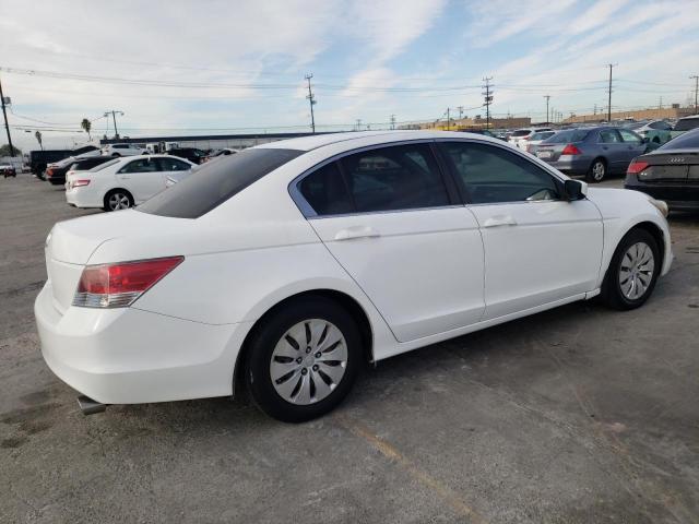 1HGCP26319A008753 - 2009 HONDA ACCORD LX WHITE photo 3