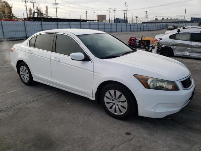 1HGCP26319A008753 - 2009 HONDA ACCORD LX WHITE photo 4