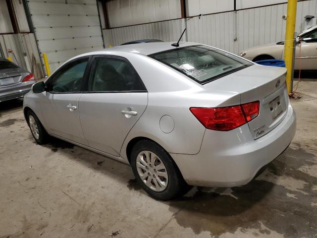 KNAFT4A24B5355801 - 2011 KIA FORTE LX SILVER photo 2