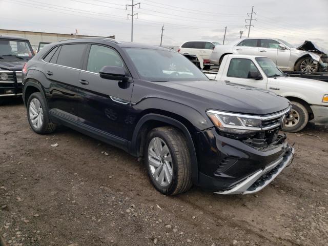 1V2JE2CA1NC231273 - 2022 VOLKSWAGEN ATLAS CROS SE შავი ფოტო 4