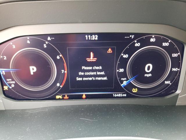 1V2JE2CA1NC231273 - 2022 VOLKSWAGEN ATLAS CROS SE შავი ფოტო 9