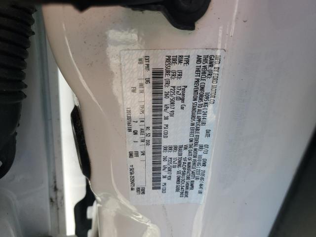 1FADP5BU3DL547803 - 2013 FORD C-MAX SEL WHITE photo 12