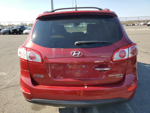 5XYZK4AG1BG046566 - 2011 HYUNDAI SANTA FE LIMITED RED photo 6