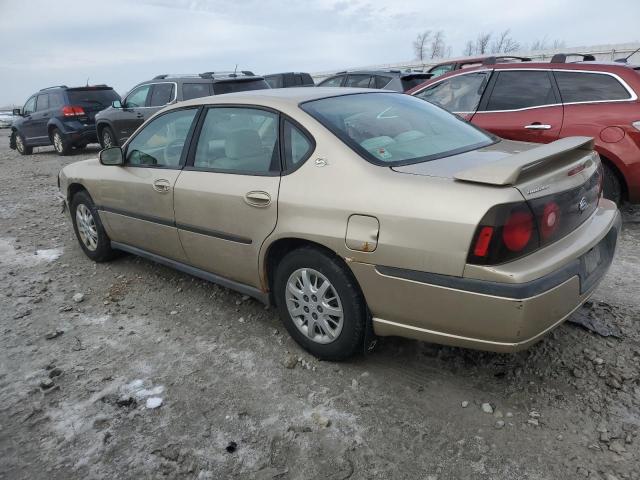 2G1WF52E559306177 - 2004 CHEVROLET IMPALA SILVER photo 2