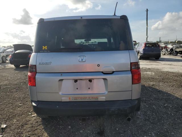 5J6YH28757L014892 - 2007 HONDA ELEMENT EX SILVER photo 6